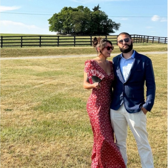 Selkie flutter sleeve silk dress - Picture 2 of 11